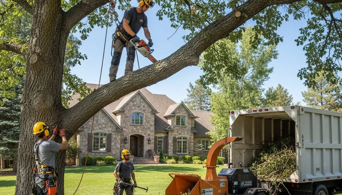 Tree service crew providing expert tree removal in Littleton, CO