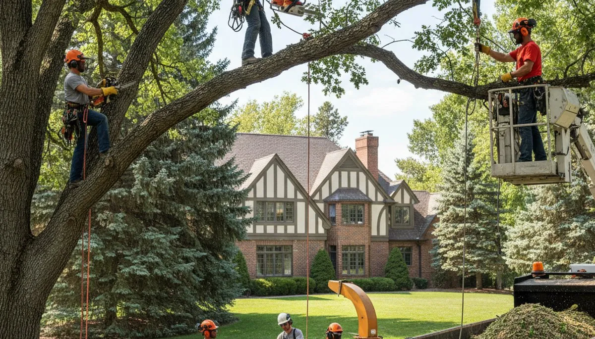 Tree service crew in Littleton, CO providing professional tree removal and care