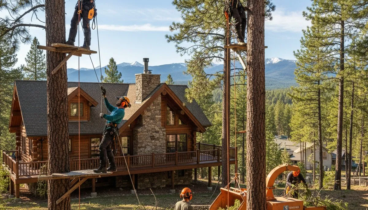 Tree service crew in Littleton, CO providing professional tree removal and care services