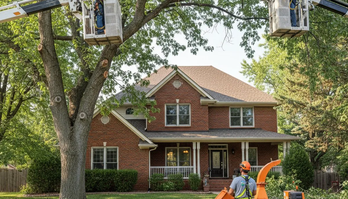Professional tree service crew in Littleton, CO providing safe tree removal and trimming