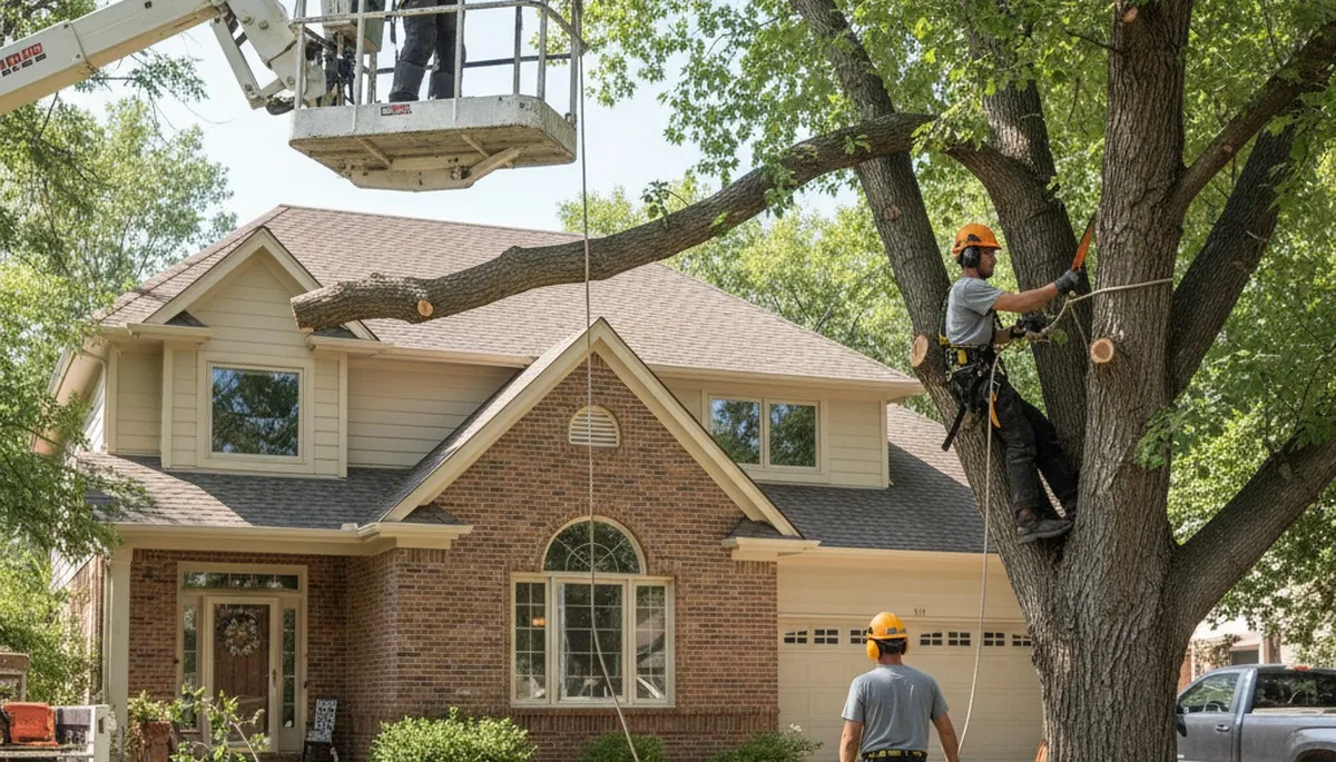 Tree service crew in Littleton, CO providing professional tree removal and maintenance services